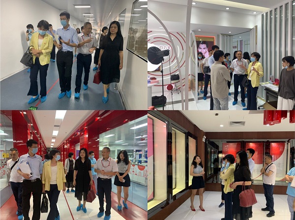 广东省工业和信息化厅领导调研化妆品行业企业发展情况